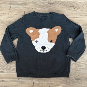 H&M Charcoal Gray Dog Sweater